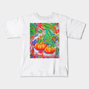 Still Life with Pumpkins Kids T-Shirt